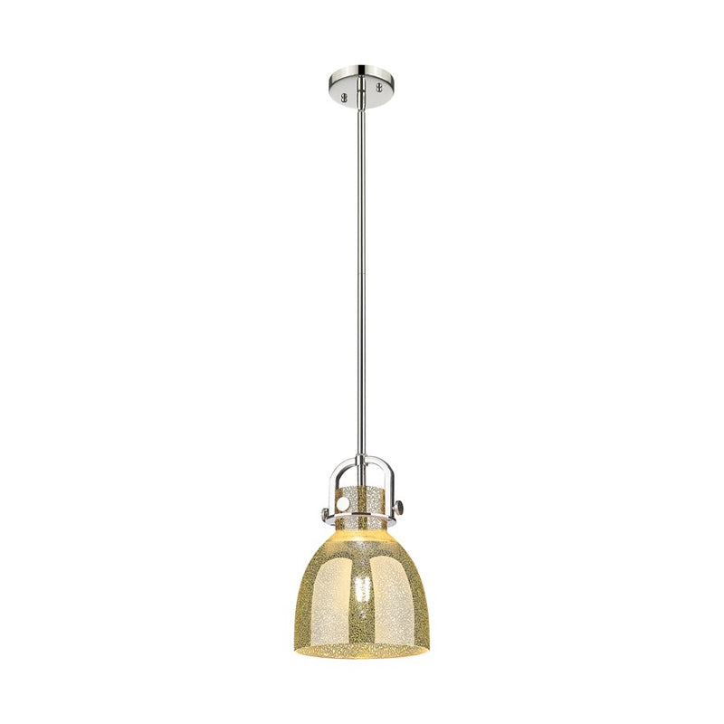 Innovations NB 1Lt 8" Stem Arch Mini Pendant, PN/MC - 410-1SS-PN-G412-8ME