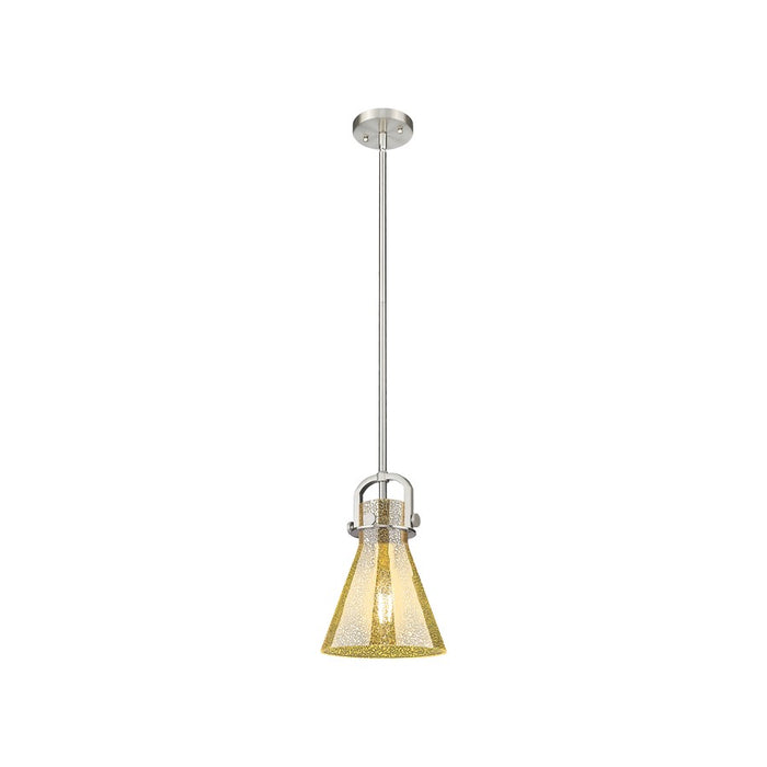 Innovations Newton Cone 8" Stem Arch Mini Pendant, SN/MC - 410-1SS-SN-G411-8ME