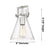 Innovations Newton Cone 8" Stem Arch Mini Pendant, Satin Nickel/MC
