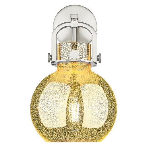 Innovations Newton Sphere 8" Wall Sconce, SN/Merc