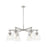 Innovations NB 6Lt 26" Stem Arch Chandelier, SN/SD - 410-6CR-SN-G412-7SDY