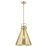 Innovations Newton Cone 14" Stem Pendant, Bronze/Mercury - 411-1SL-CB-G411-14ME