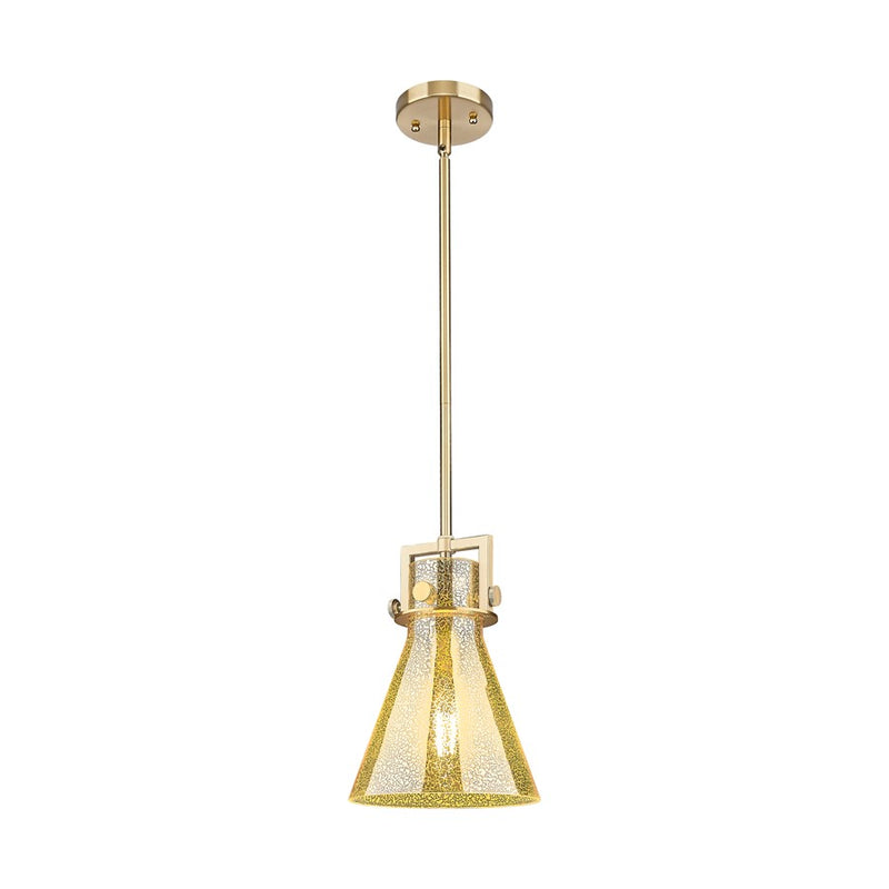 Innovations Newton Cone 1Lt 8" Stem Mini Pendant, CBZ/MC - 411-1SS-CB-G411-8ME