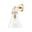 Innovations Newton Cone 1Lt 8" Sconce, CBZ/Clear - 411-1W-CB-G411-8CL