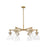 Innovations Newton Cone 6Lt 26" Stem Chandelier, BB/Clear - 411-6CR-BB-G411-7CL