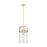 Innovations Pilaster 1Lt 8" Stem Mini Pendant, CBZ/SD - 413-1SM-CB-G413-1S-8SDY