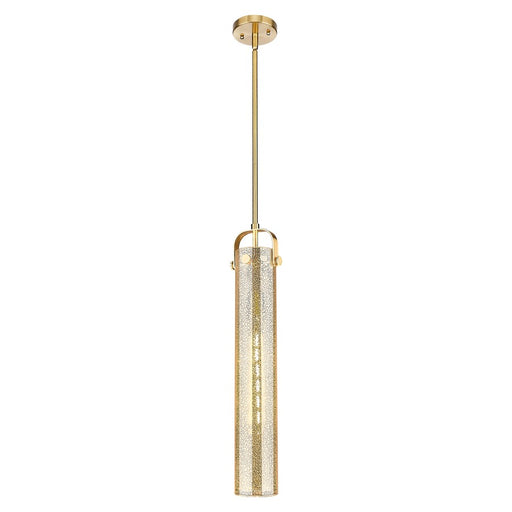 Innovations Pilaster 4" Stem Pendant, Bronze/Mercury - 413-1SS-CB-G413-1S-4ME