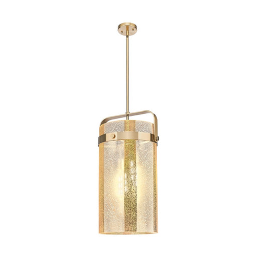 Innovations Pilaster 4Lt 12" Stem Pendant, CBZ/Mercury - 413-4SL-CB-G413-4S-12ME