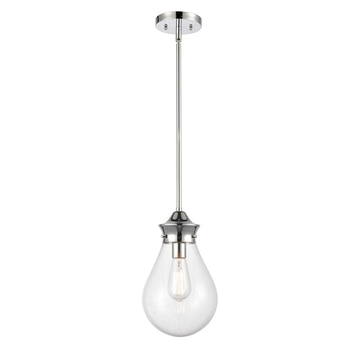 Innovations 414-1S-PC-8CL Genesis Mini Pendant, P Chrome/Clear