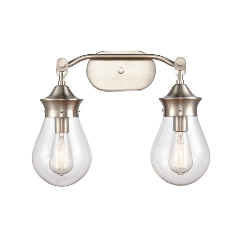 Innovations 2W 414-2W-SN-6CL Genesis Bath, S nickel/Clear