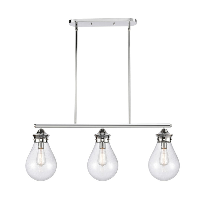 Innovations Genesis 3 Light Island, P Chrome, Seedy/Globe