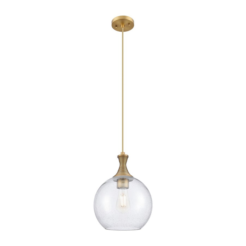 Innovations Astor 1Lt 10" Cord Mini Pendant, BB/Seed - 415-1P-BB-G124-10
