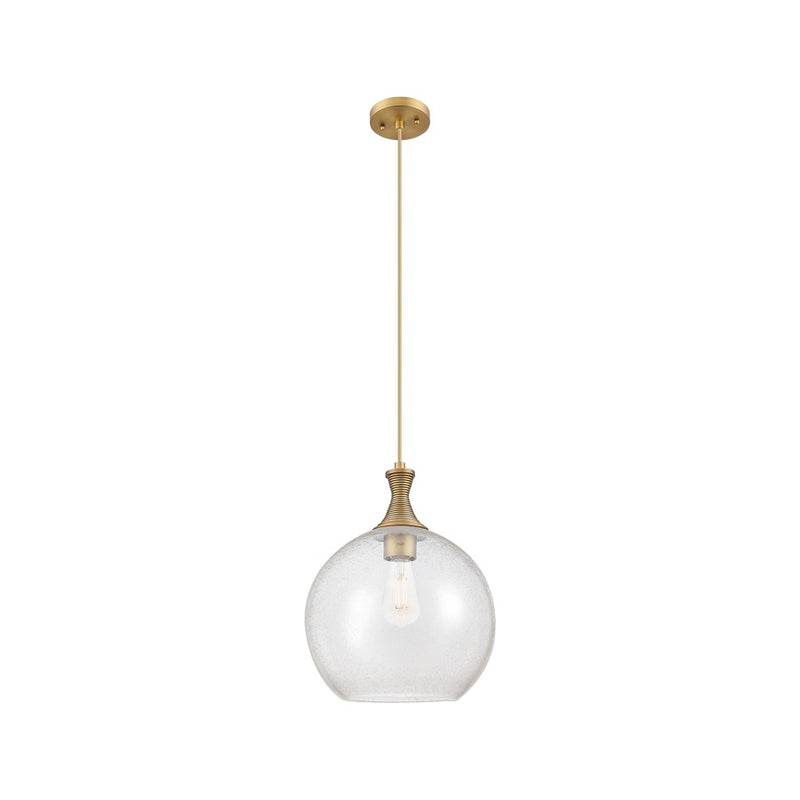 Innovations Astor 1Lt 12" Cord Mini Pendant, BB/Seed - 415-1P-BB-G124-12