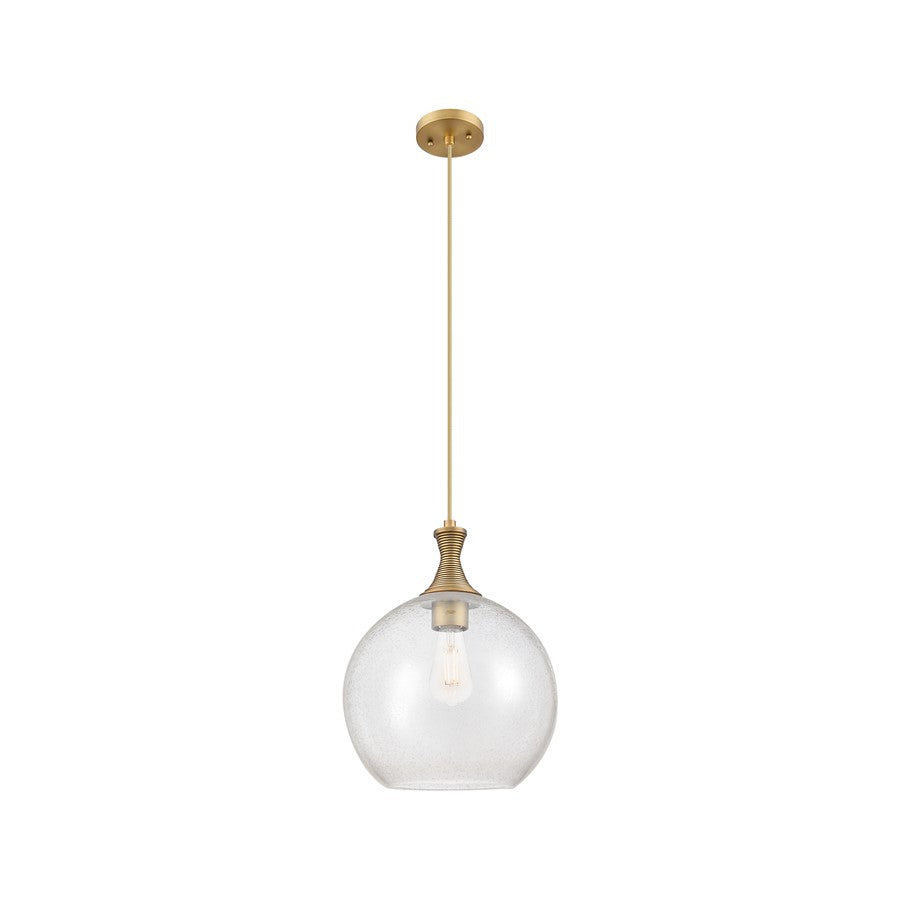 Innovations Astor 1Lt 12" Cord Mini Pendant, BB/Seed - 415-1P-BB-G124-12