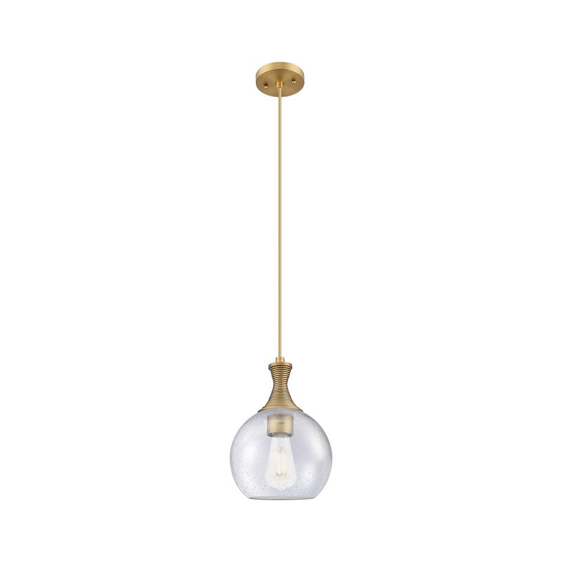 Innovations Astor 1Lt 8" Cord Mini Pendant, BB/Seed - 415-1P-BB-G124-8