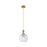 Innovations Astor 1Lt 8" Cord Mini Pendant, BB/Seed - 415-1P-BB-G124-8