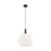 Innovations Astor 1Lt 14" Cord Pendant, Black/White - 415-1P-BK-G121-14