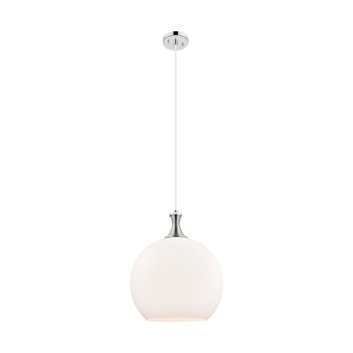 Innovations Astor 1Lt 14" Cord Pendant, PN/White - 415-1P-PN-G121-14