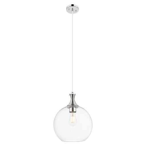 Innovations Astor 12" Cord Mini Pendant, PN/Clear - 415-1P-PN-G122-12