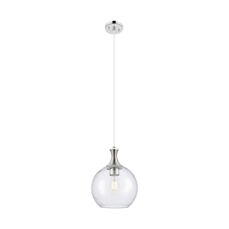 Innovations Astor 1Lt 10" Cord Mini Pendant, PN/Seed - 415-1P-PN-G124-10