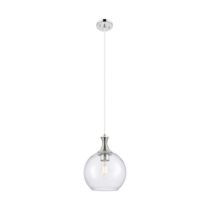 Innovations Astor 1Lt 10" Cord Mini Pendant, PN/Seed - 415-1P-PN-G124-10