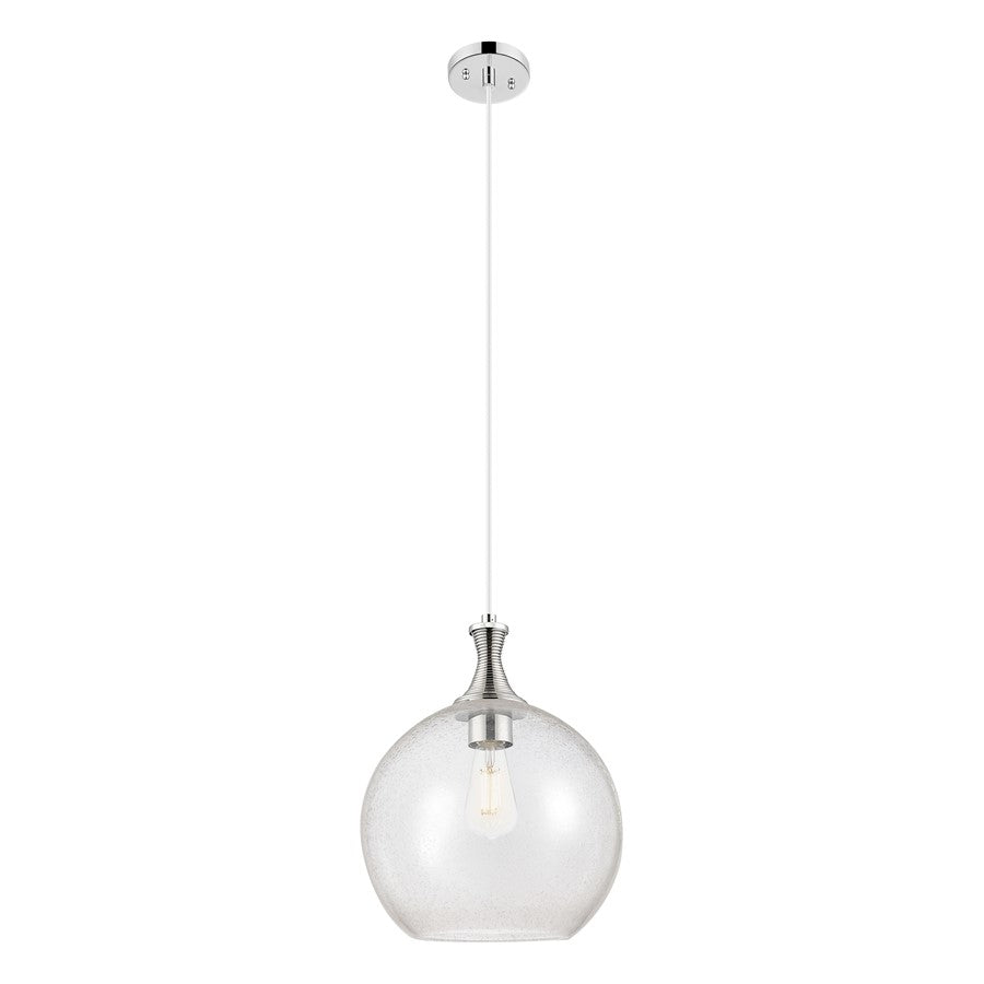 Innovations Astor 1Lt 12" Cord Mini Pendant, PN/Seed - 415-1P-PN-G124-12
