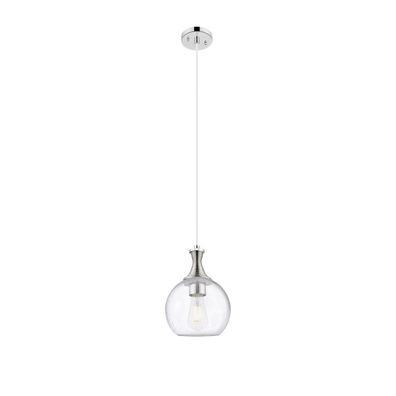 Innovations Astor 1Lt 8" Cord Mini Pendant, PN/Seed - 415-1P-PN-G124-8