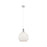 Innovations Astor 1Lt 12" Cord Mini Pendant, SN/White - 415-1P-SN-G121-12