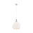 Innovations Astor 1Lt 14" Cord Pendant, Satin Nickel/White - 415-1P-SN-G121-14