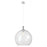 Innovations Astor 1Lt 14" Cord Pendant, Satin Nickel/Clear - 415-1P-SN-G122-14