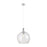 Innovations Astor 1Lt 14" Cord Pendant, Satin Nickel/Seedy - 415-1P-SN-G124-14