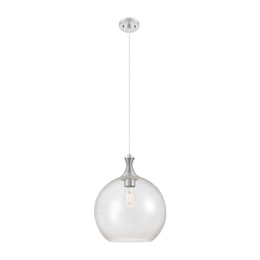 Innovations Astor 1Lt 14" Cord Pendant, Satin Nickel/Seedy - 415-1P-SN-G124-14