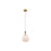 Innovations Astor 1Lt 8" Cord Mini Pendant, BB/BRWH - 415-1PR-BB-G121-8