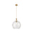 Innovations Astor 1Lt 14" Cord Pendant, BB/BRSD - 415-1PR-BB-G124-14