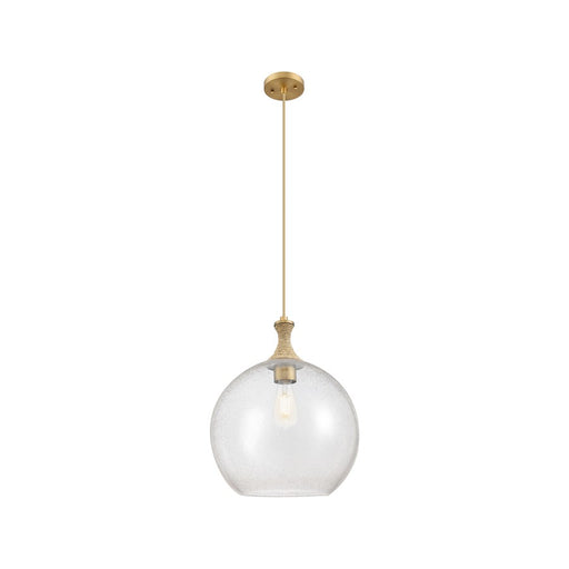 Innovations Astor 1Lt 14" Cord Pendant, BB/BRSD - 415-1PR-BB-G124-14
