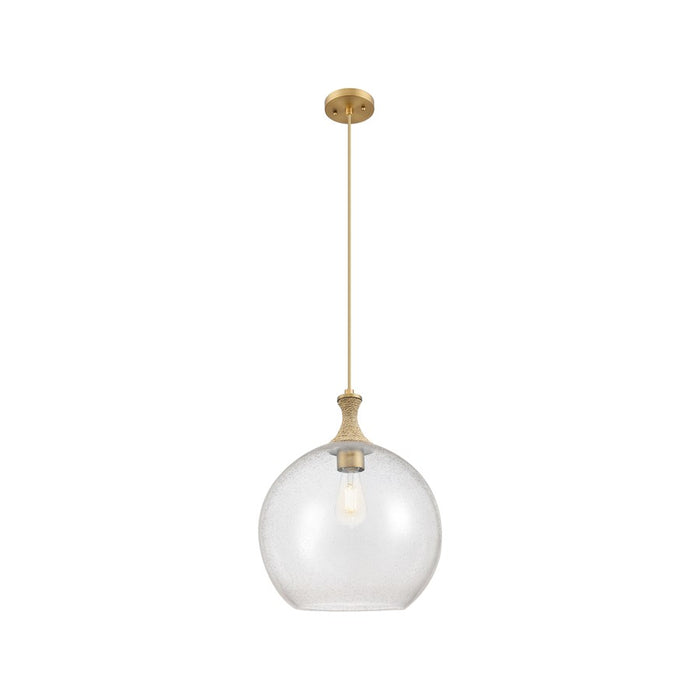 Innovations Astor 1Lt 14" Cord Pendant, BB/BRSD - 415-1PR-BB-G124-14