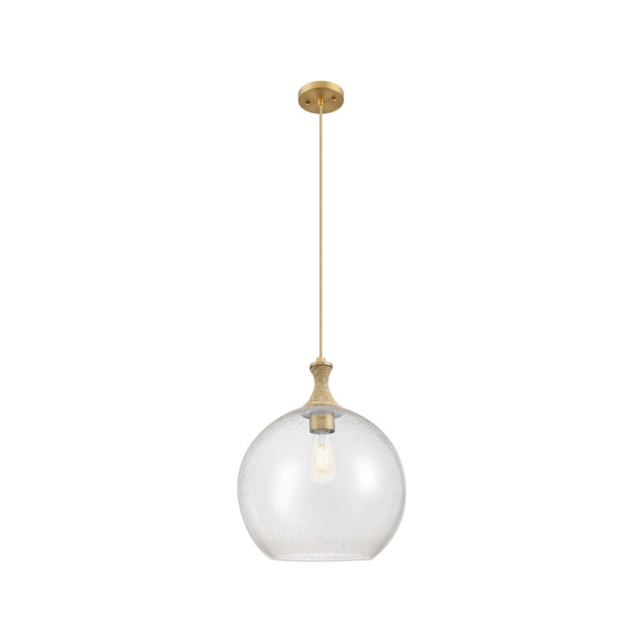 Innovations Astor 1Lt 14" Cord Pendant, BB/BRSD - 415-1PR-BB-G124-14