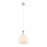 Innovations Astor 1Lt 10" Cord Mini Pendant, PN/WH - 415-1PR-PN-G121-10
