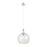 Innovations Astor 1Lt 12" Cord Mini Pendant, PN/WhiteSD - 415-1PR-PN-G124-12