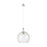 Innovations Astor 1Lt 14" Cord Pendant, PN/WhiteSD - 415-1PR-PN-G124-14