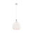 Innovations Astor 1Lt 14" Cord Pendant, SN/WH - 415-1PR-SN-G121-14