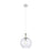 Innovations Astor 1Lt 10" Cord Mini Pendant, SN/WhiteSD - 415-1PR-SN-G124-10