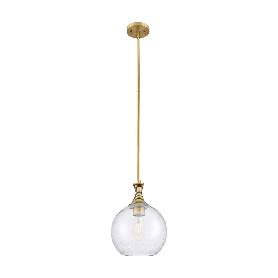Innovations Astor 1Lt 10" Stem Mini Pendant, BB/Seed - 415-1S-BB-G124-10
