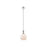 Innovations Astor 1Lt 8" Stem Mini Pendant, PN/White - 415-1S-PN-G121-8