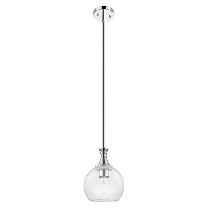 Innovations Astor 8" Stem Mini Pendant, Polished Nickel/Clear - 415-1S-PN-G122-8