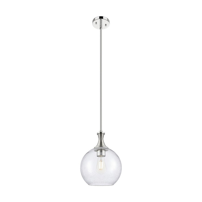 Innovations Astor 1Lt 10" Stem Mini Pendant, PN/Seed - 415-1S-PN-G124-10
