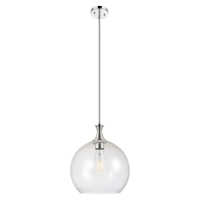 Innovations Astor 14" Stem Pendant, Polished Nickel/Seedy - 415-1S-PN-G124-14