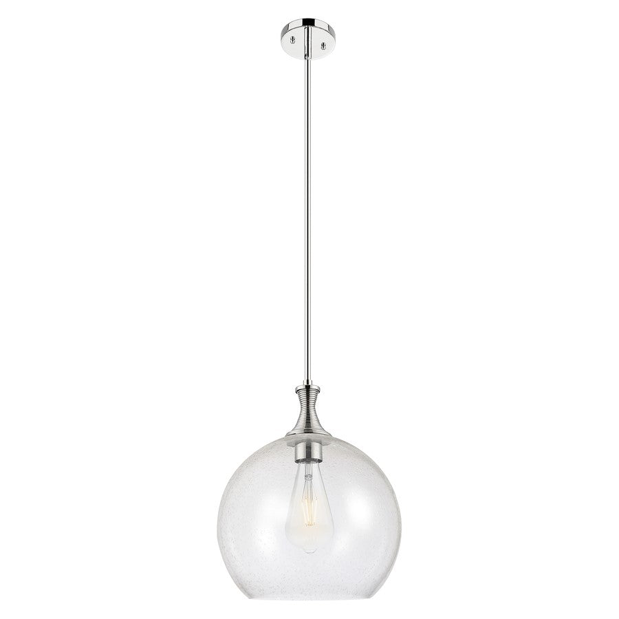 Innovations Astor 14" Stem Pendant, Polished Nickel/Seedy - 415-1S-PN-G124-14