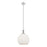Innovations Astor 1Lt 12" Stem Mini Pendant, SN/White - 415-1S-SN-G121-12