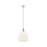 Innovations Astor 1Lt 14" Stem Pendant, Satin Nickel/White - 415-1S-SN-G121-14